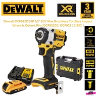 DEWALT DCF922D2-B1 1/2” 20V Max Brushless Cordless Impact Wrench, Detent Pin ( DCF922D2, DCF922 ) ( 