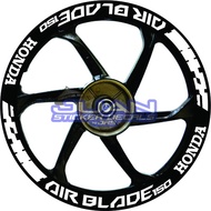 ✨ ☀ Honda Airblade 150 Quality Reflectorized Mags Decals Sticker