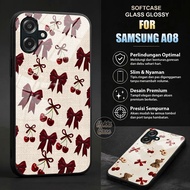 Samsung A08 Case - Samsung A08 Glass Softcase - Samsung A08 Casing - Samsung A08 Casing - Samsung A0