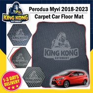 Perodua Myvi 2018 - Present Car Floor Mat Carpet Rhino Red Lining