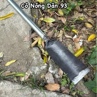 Ban Vum tree cutting spade made of hand-forged tweezers material, 2,3kg, pre-welded 1 meter, 34mm ti