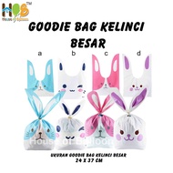 Goodie Bag Kelinci Besar 24x37 cm - Cookie Bag (Food Grade)