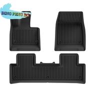 For 2025 Xiaomi YU7 Black TPE Car Floor Mat/Rear Trunk Mat  All-Weather Non-Slip Eco-Friendly Car Ac