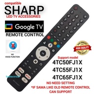 Sharp Google tv accessories REMOTE CONTROL for 4TC50FJ1X 4TC55FJ1X 4TC65FJ1X series (NO VOICE)