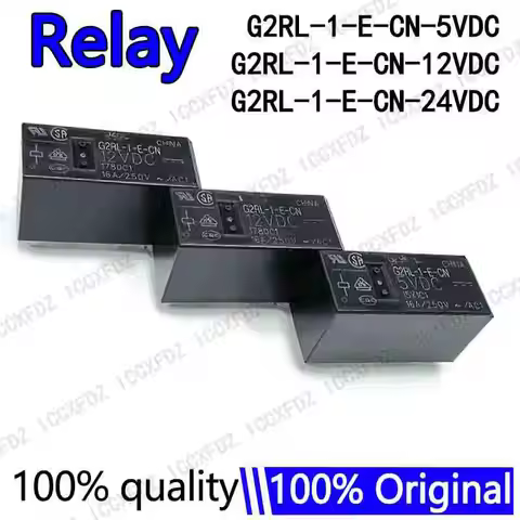 10Pcs/lot New Relay G2RL-1-E-CN-12VCD G2RL-1-E-CN 24VCD G2RL-1-E-CN 5VDC G2RL 1 E CN 5VDC 12VDC 24VD