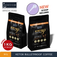 Keto8 Bulletproof Coffee 1KG [Value Pack] Bulletproof Keto Coffee with MCT C8 - no added sugar