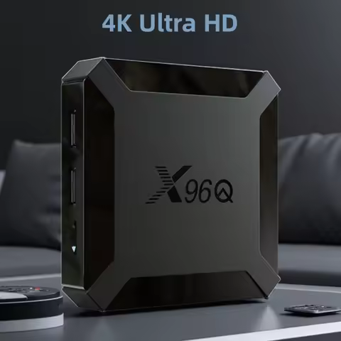 Hot X96Q Android 10.0 Fast Smart TV BOX 2GB 16GB Allwinner H313 Quad Core 4K 2.4G Wifi Set top box 1