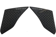 Arashi Anti slip Gas Tank Pad Protector Stickers Knee Grip Traction Side Pads for YAMAHA MT-03 2015 2016 2017 Motorcycle Accessories MT03 Black 15 16 17