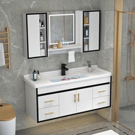 ❉♛✉Bathroom Cabinet Combination Ceramic Basin Smart Mirror Bathroom Cabinet Hanging Cabinet Basin Cabinet Washbasin Cabi