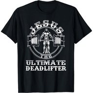 Jesus Ultimate Deadlifter Fitness Funny Weights Gym Shirt