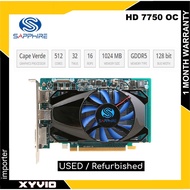 Sapphire AMD/ATI Radeon HD 7750 1GB GDDR5 Graphics Card