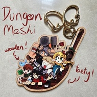 Wooden 3D Keychain - Dungeon Meshi