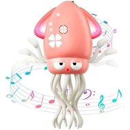 Baby Year Old Boy Infant Tummy Time To for 3D6 Squid Dancing with MusicAGIC Lightsinteractive Crawpo