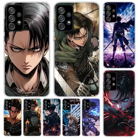 A-Attack on T-Titan Levi Phone Case For Samsung A17 A16 A26 A36 A56 A15 A14 A13 A55 A54 A53 A35 A34