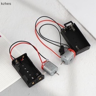 [kzhes] 130 Motor Kit With 2x Battery Storage Case And Switch 16500 RPM Mini Student DIY Electronic 