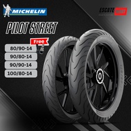 Michelin Pilot Street 80/90 90/80 90/90 100/80-14 Tubeless - Michelin Pilot Street Motorcycle Tire R