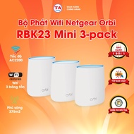 Netgear Orbi RBK23 Mini 3-pack Wifi Router 1 Router + 2 Satellite