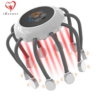 iKeener Electric Head Massager Wireless Scalp Massage Machine Portable Body Massage Tool Stress Rele