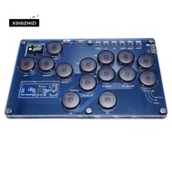 Fight Stick Game Controller Fight Stick  Joystick Hot-Swap Controller Mini  Console for PC/Switch//,