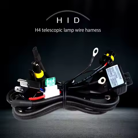 12V 35W 55W HID Bi xenon H4 Wire Harness Controller for Car Headlight Retrofit connect hid bixenon p