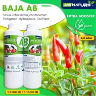 Baja AB JAS NATURE™ (2.2L) Formula Extra Booster Fertigasi, Hidroponik & Tanaman Tanah