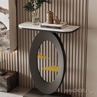 Banhua Stand Light Corridor Entrance Luxury Table Flower Stand Entrance Sense Aisle Italian Rock Ent