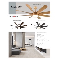 Rebano Gale 60 inch DC Motor Ceiling Fan 6 Speed With LED Light