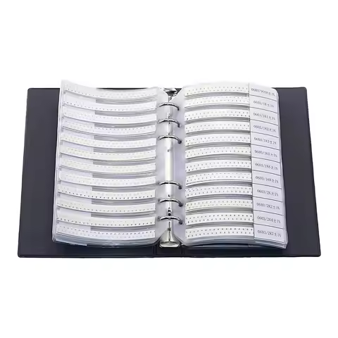 Smd Resistor Sample Book Kit 0402 0805 0603 1206 1% FR-07 177Values 0R-10M Chip Resistor Assortment 