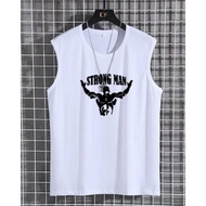 NEWEST ADULT MEN'S SINGLET - STRONG MAN SINGLET - CASUAL GYM SINGLET T-SHIRT