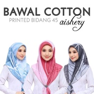 Tudung Bawal Cotton Printed (Borong)