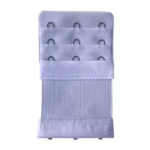 Y1AC Womens 3 Hooks 3 Rows Bra Extender Soft Strap Extension Belt Lengthened Buckle