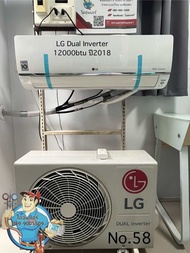 แอร์มือสองLG Dual inverter 12000btuปี2018