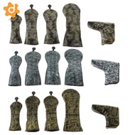 [utruiut0k] Universal No. 1 3 5 UT Golf Club Head Covers PU Leather Golf Club Headcovers Hybrid Putt