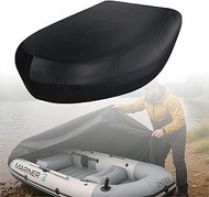 Inflatable Dinghy Boat Cover for 10 to 11ft - Waterproof UV Resistant Marine Grade Protector Fits Zo