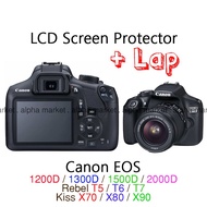 Anti-scratch LCD Screen Protector Guard Cover Camera Canon EOS DSLR 1200D 1300D 1500D 2000D