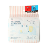 MINISO (Wet Wipes 20 wipes/bag in 1/4/5 Packs, Design: Forest Family, Peach Vitamin E, Aloe, Baby Holiday, Baby Wipes, Cooling Wipes,We bare bears,Forest Family Series)