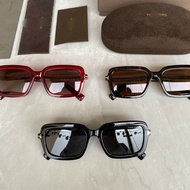 Ready Stock unisex tom /ford Square trendy-Square Sunglasses With Velvet box.