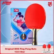Genuine DHS 1/2/3 Star Table Tennis Bat Set Racket Beginner Ping Pong Bat (PF4 Rubber) Pimples In Ru