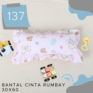 PREMIUM children's sleeping pillow (love pillow + love rumbay pillowcase 30x60)