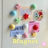 Magnet Cute Colored Circle Refrigerator