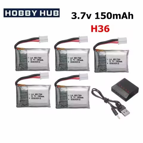 H36 battery 3.7V 150mAh For JJRC E010 E011 E012 E013 Furibee F36 RC Quadcopter Parts 3.7v 651723 Lip