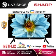 ✵【24H Ship Out】Sharp 42 Inch AQUOS Full HD Google TV 2TC42EG1X | Android TV 42 Inch 2TC42BG1X | Netf