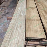 Flooring Lantai Kayu Jati Murah Kualitas Super 1,5 x 9 x 30 - 100 cm