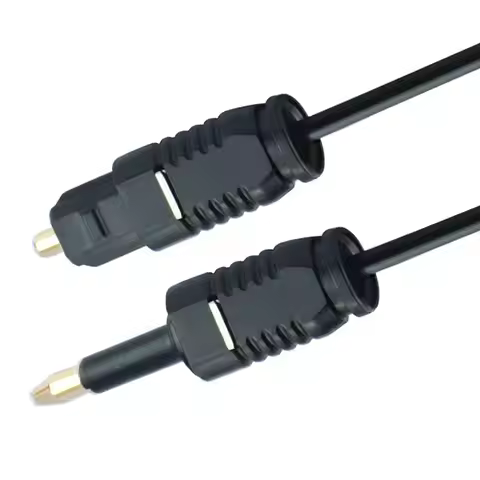 Quality Digital Connector 3.5mm to Toslink Audio Cable SPDIF Line Optical Fiber Cord For Speaker Blu