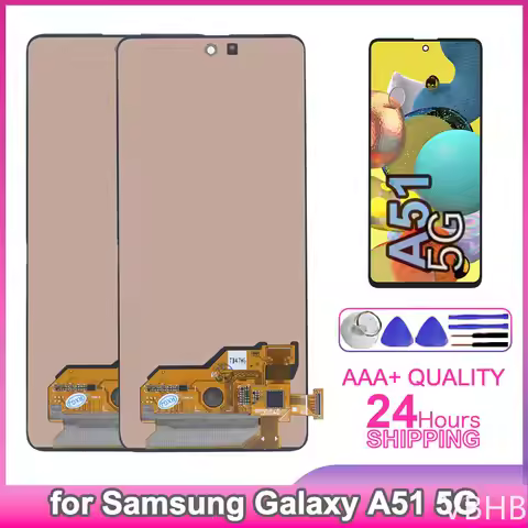 Tested LCD for Samsung Galaxy A51 5G Display Touch Screen Digitizer Assembly Replacement for Samsung