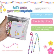 GANTUNGAN DIY keychain | Key chain souvenirs | DIY key chain | Keychain | Custom name keychain | Nam