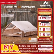 MOUNTAINHIKER 12㎡pro inflatable tent 8-15 person camping tent waterproof breathable portable camping