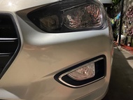 Front Bumper Fog Lamp Frame Fog Light Fog Lamp Cover Hood Garnish For Hyundai Verna Reina 2017 2018 