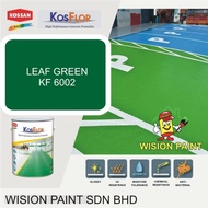 KF6002 LEAF GREEN 5L KOSSAN ( KOSFLOR EPOXY ) CAR PARK FLOOR COATING / SPORT COURT FLOOR PAINT EPOXY Floor Paint ( 5L )