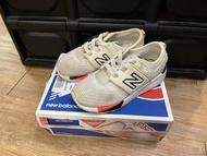 ［二手］New balance NB kids 兒童幼兒274彈性鞋帶白色懶人鞋15.5cm US9.5免綁鞋帶運動鞋